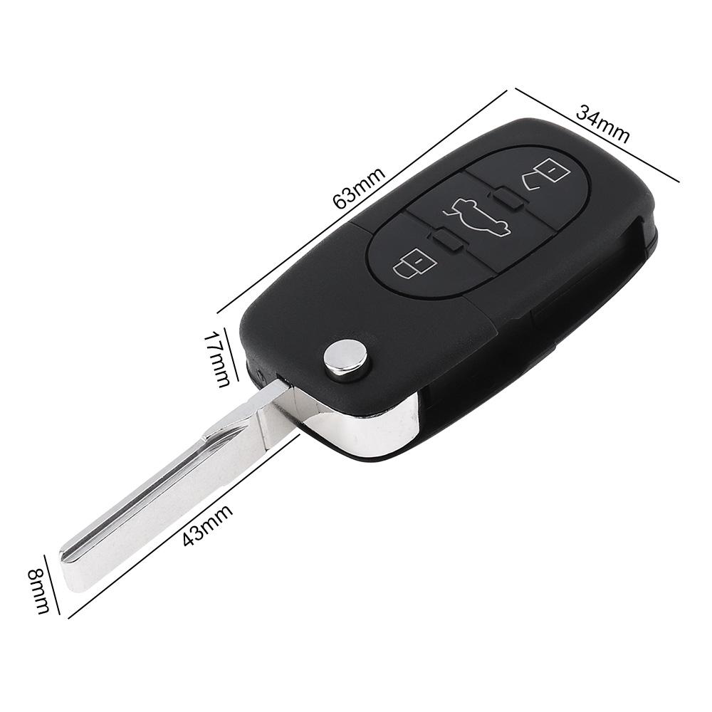 Buy 4 Buttons Flip Uncut Key Entry Remote Control Fob 4d0837231e For Audi A6 S4 Tt At Affordable Prices Free Shipg Real Reviews With Photos Joom It is suitable for the following models.