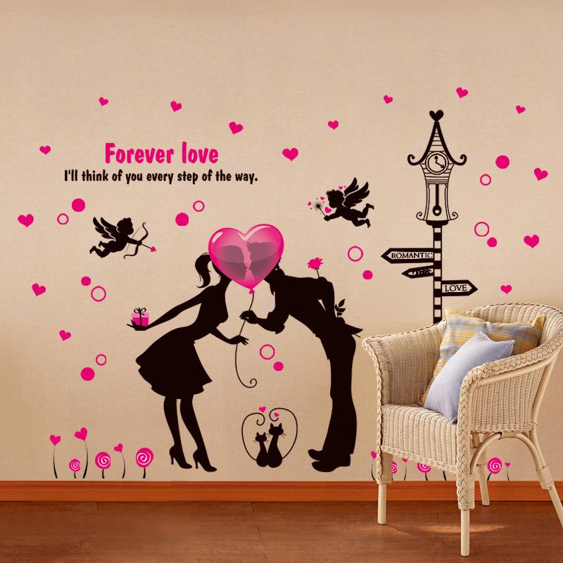 Similes have been used to express love in songs, poems, plays and other written materials for centuries. Buy Warm Creative Wall Stickers Romantic Lover Wedding Room Decorative Painting Forever Love Wallpaper At Affordable Prices Free Shipping Real Reviews With Photos Joom