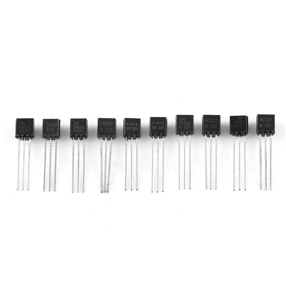 10values X20 200pcs Npn Pnp Power Transistor Assortment Kit