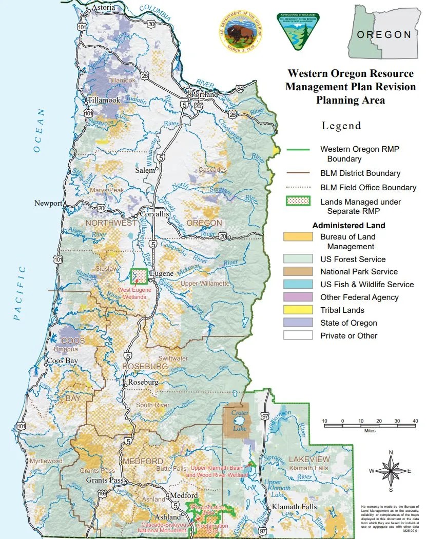 Timber Vs Wildfire Debate On The New BLM Plan Up For Public Comment BLM Logging Map 1 @webp
