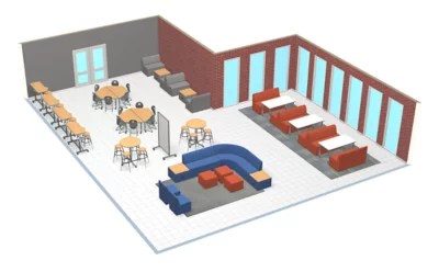 Learning Commons Functional Flexible Modern Classrooms - Mobile Dark Arts for Desktop