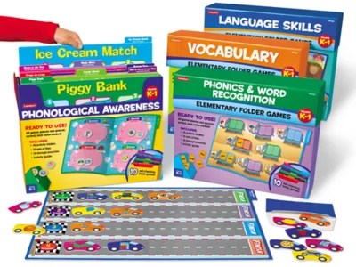 Early Language Folder Game Libraries Complete Set Pre K K At - Mountain Background Collection - HD Quality