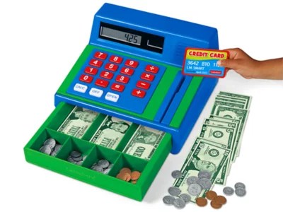 Real-Working Cash Register at Lakeshore Learning