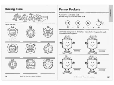 Ultimate First Grade Skill Builder Workbook - Classic Geometric Photo - Mobile