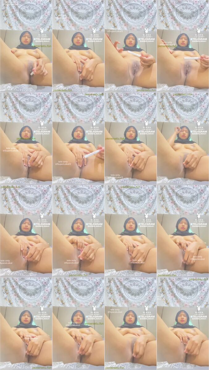 hanis slave hijab colok memek (1)