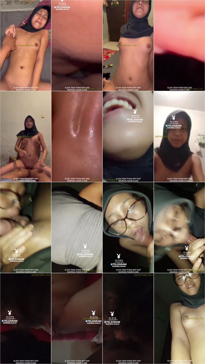 kompilasi dede nashyra hijab kacamata 18yo dientot pacar pasrah