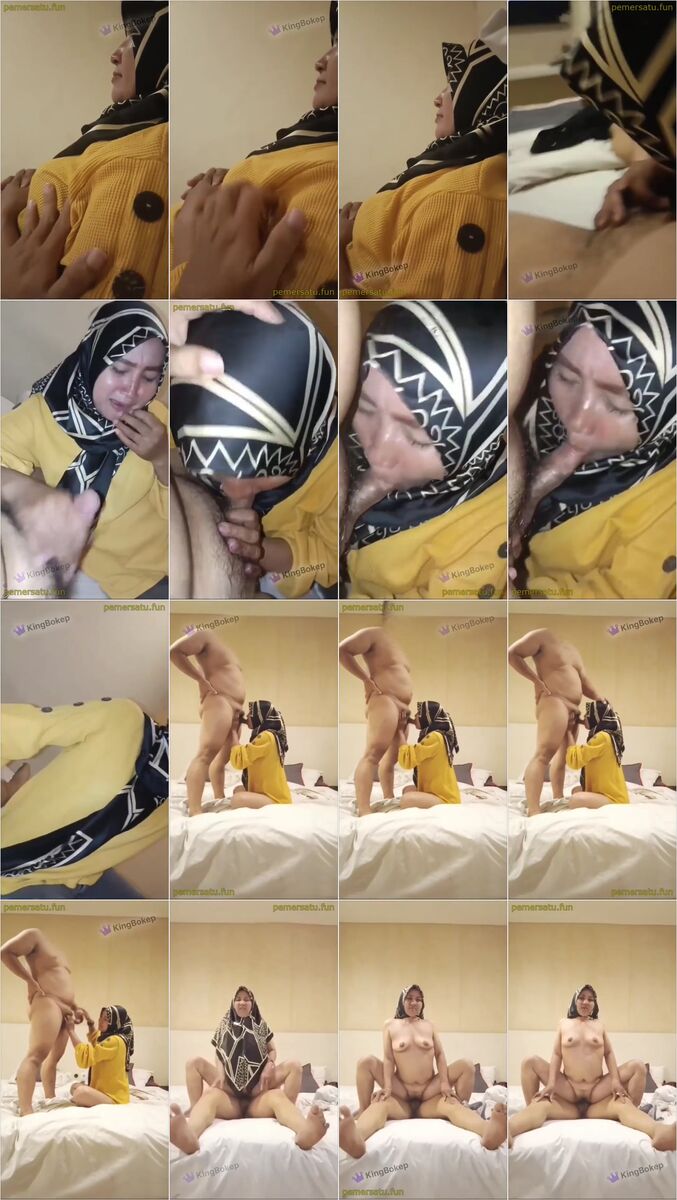 Video Viral Terbaru Satu Malam Bersama Tante Hijab Baju Kuning PEMERSATUDOTFUN