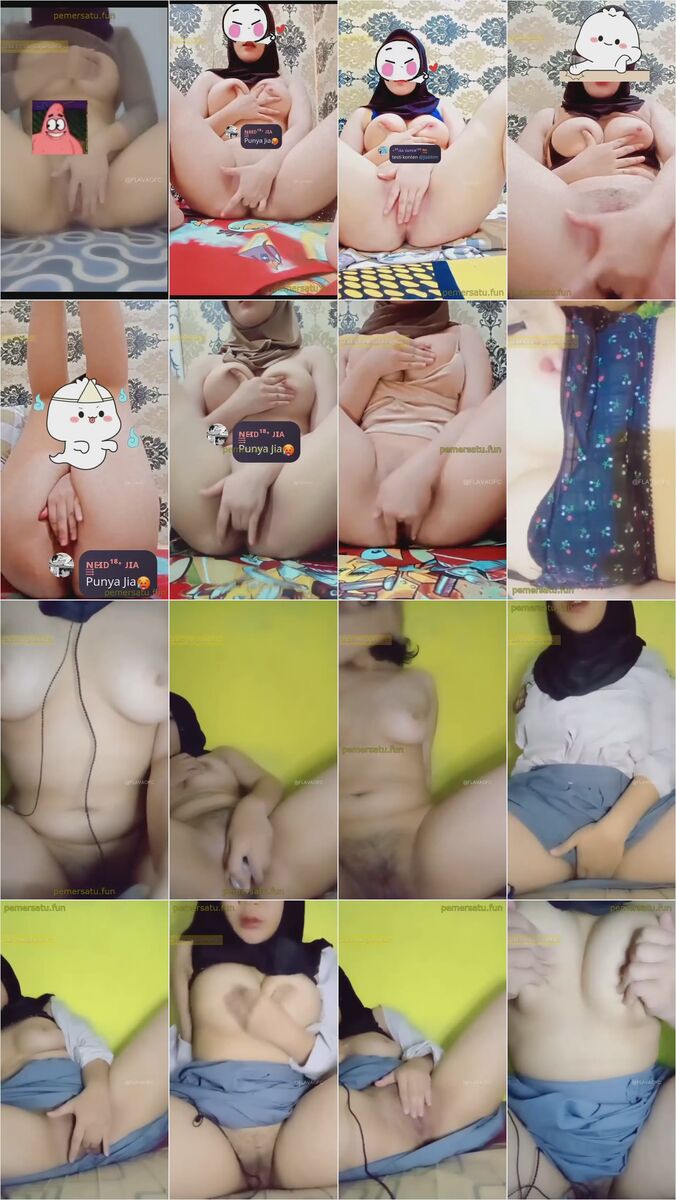 kompilasi jia hijab colok memek sempit sampai becek