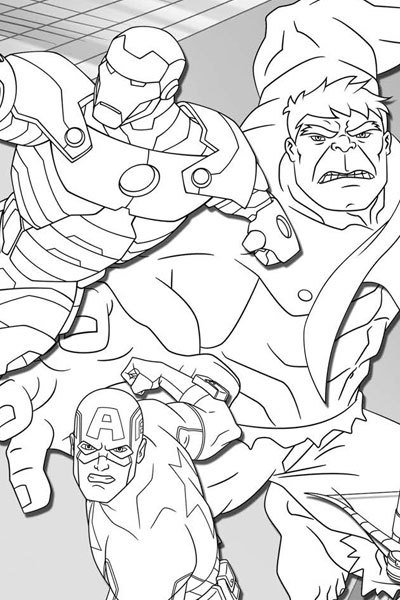 Avengers Characters Coloring Pages from Avenger Coloring ...