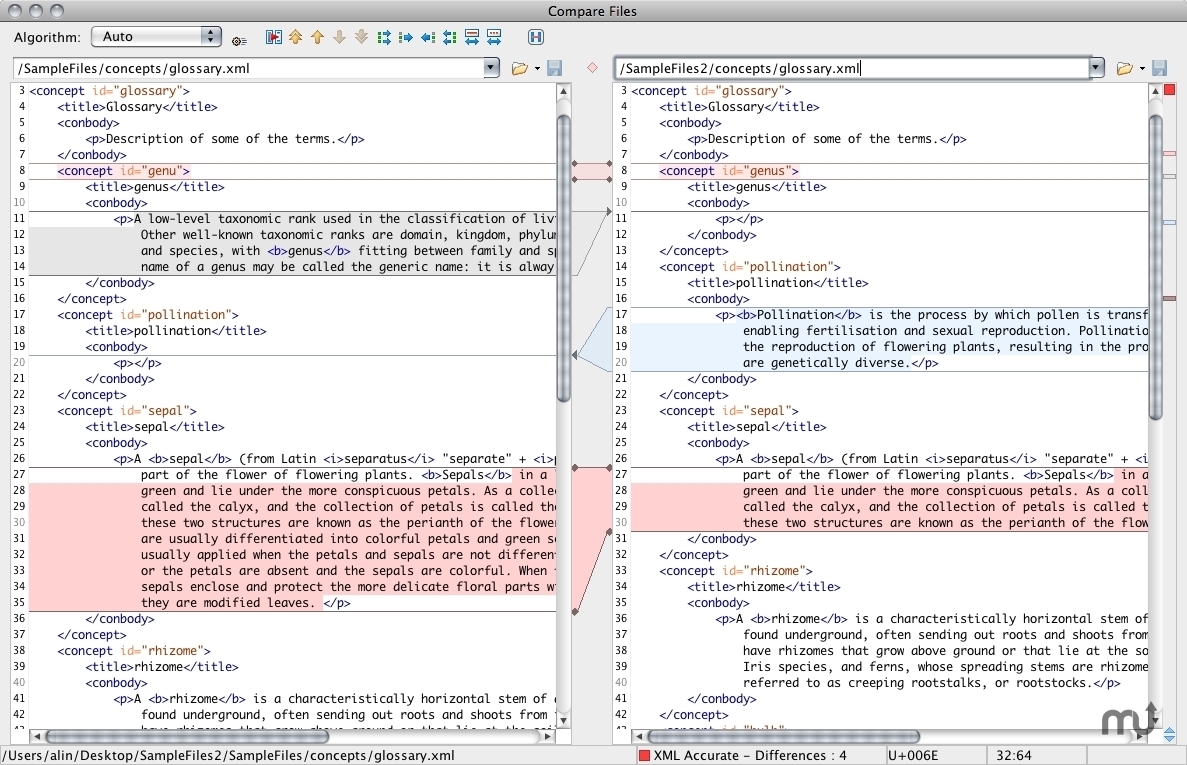 Oxygen XML Editor 19.1 - Compare and merge XML files. download free | macOS  - AppKed