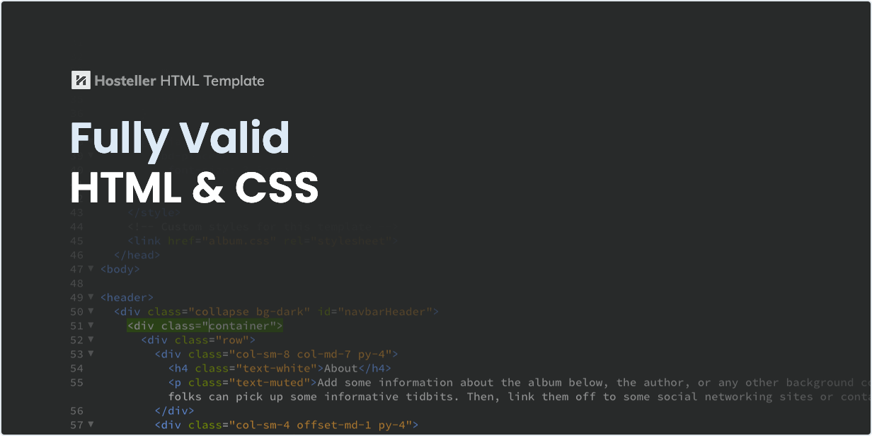Fully Valid HTML and CSS
