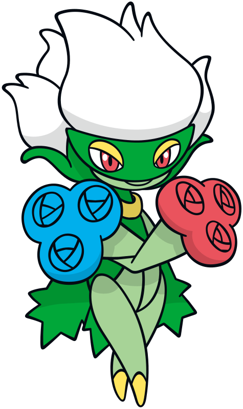 Roserade's strongest moveset is poison . Roserade official artwork gallery | Pokémon Database