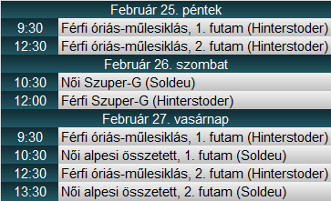 síugrás alpesi sí Sífelvonó