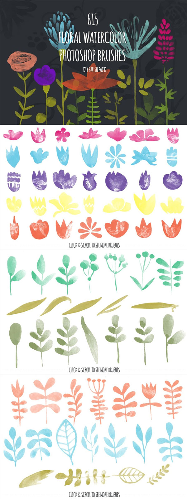 Ps水彩筆刷使用利用ps Ycww