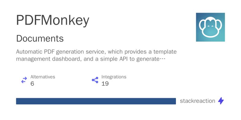 Pdf Monkey Pdf - Premium Dark Photo - Retina