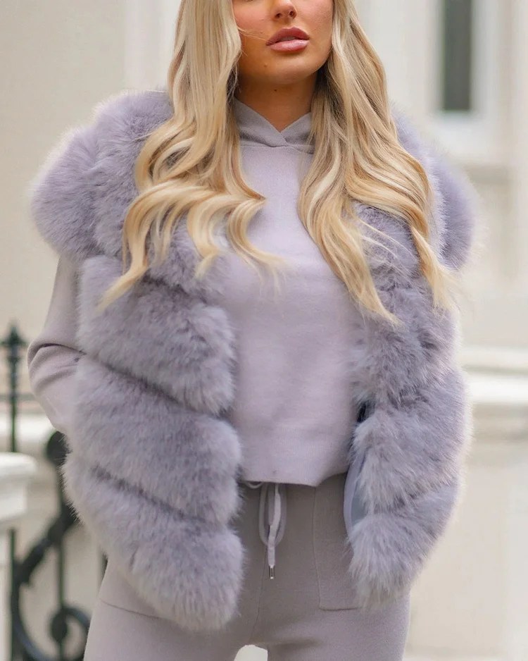 Premium faux fur gilet