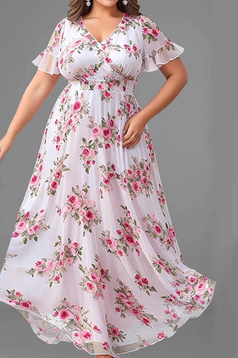 Plus size semi-formal dress collection