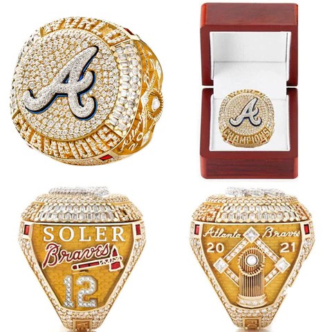 2021 atlanta braves world series championship ring presale(open top)
