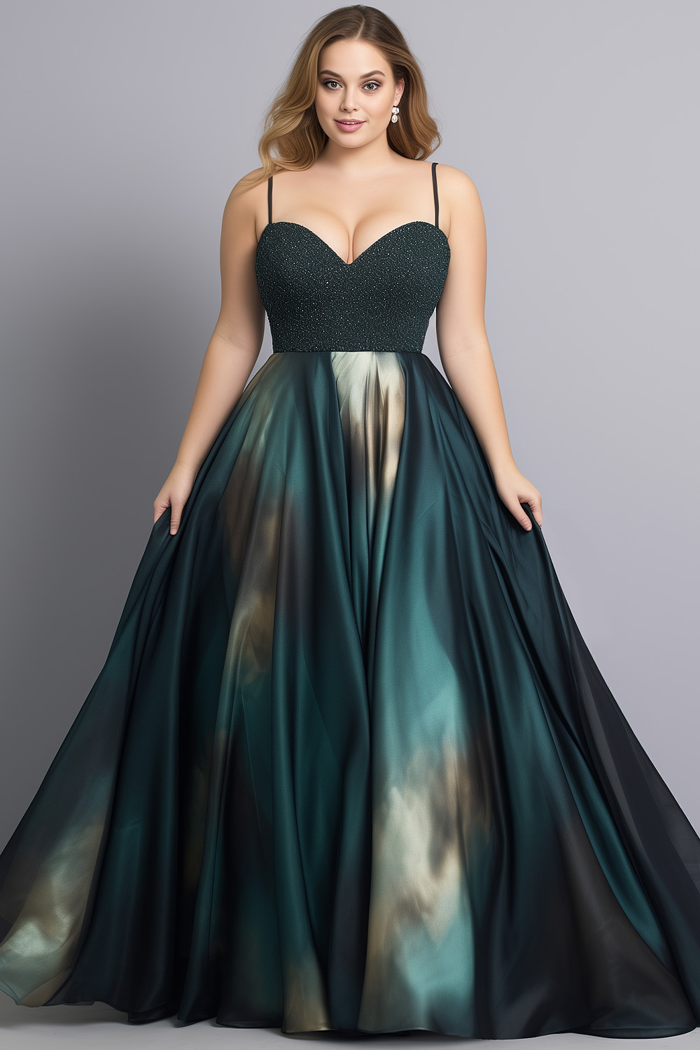 Plus size semi-formal dress collection