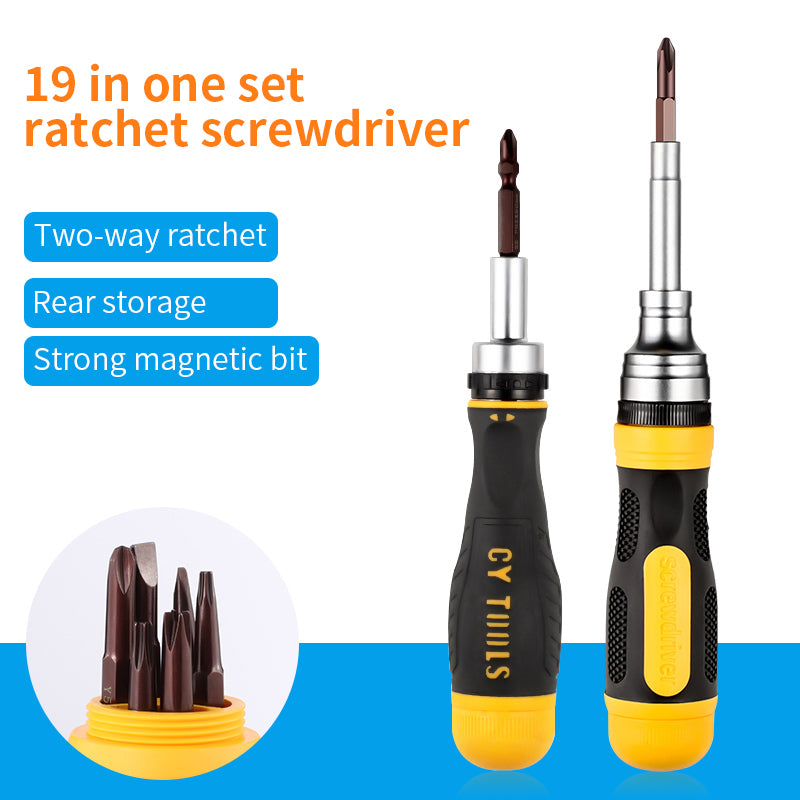 19In1 Ratchet Screwdriver Set joyinbuy