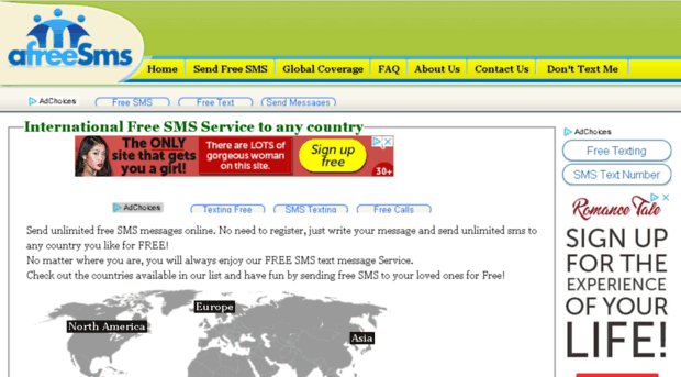 Afreesms is a website that offers free sms not only in the philippines but also in many countries around the world. Ph Afreesms Com Send Free Sms Unlimited Text Ph A Free Sms