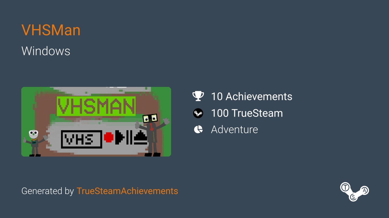 Vhsman Achievements Truesteamachievements