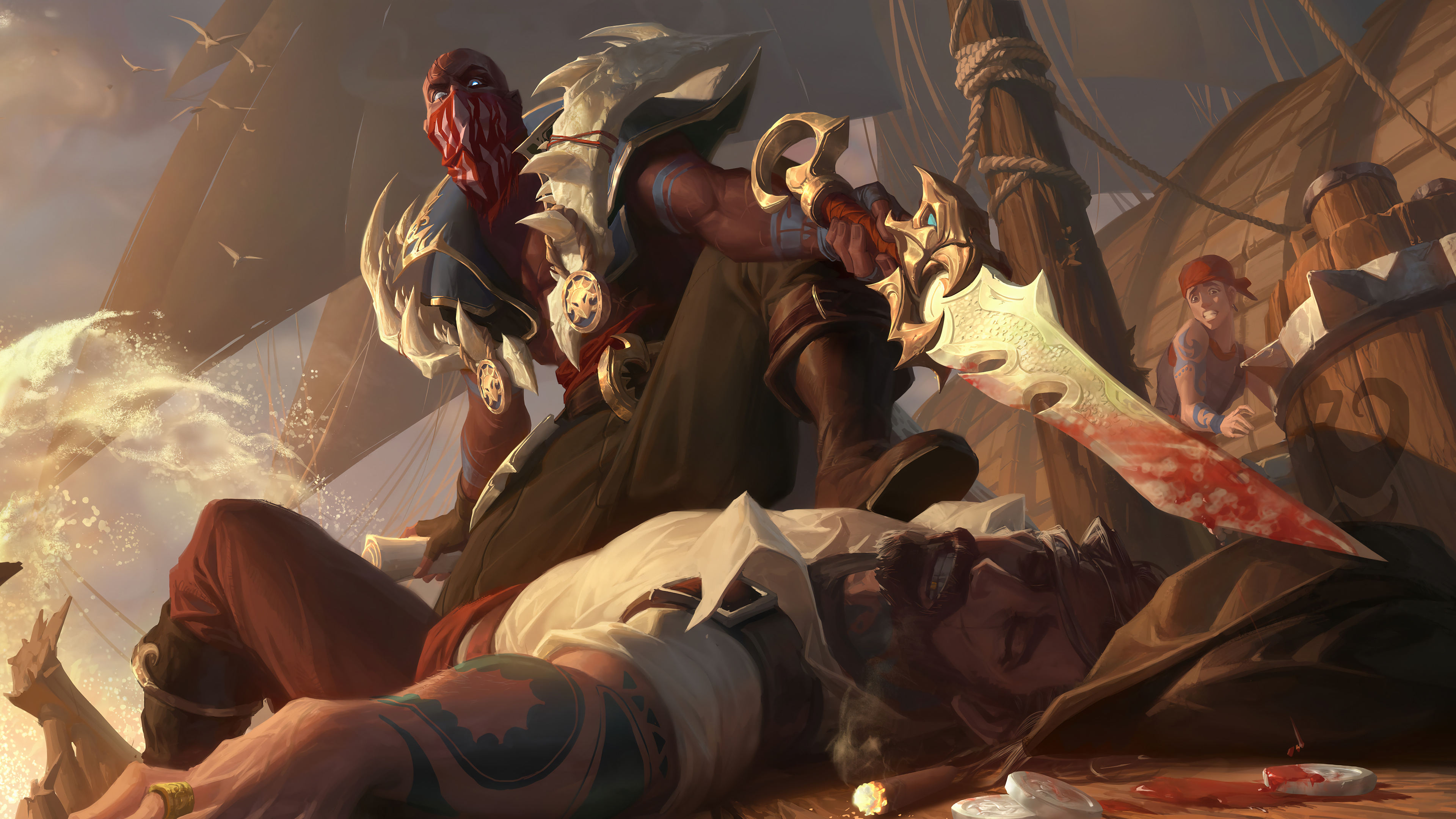 Komunist pyke #lol #leagueoflegends #pyke. Pyke Lol Art Wallpaper 4k Pc Desktop 871f