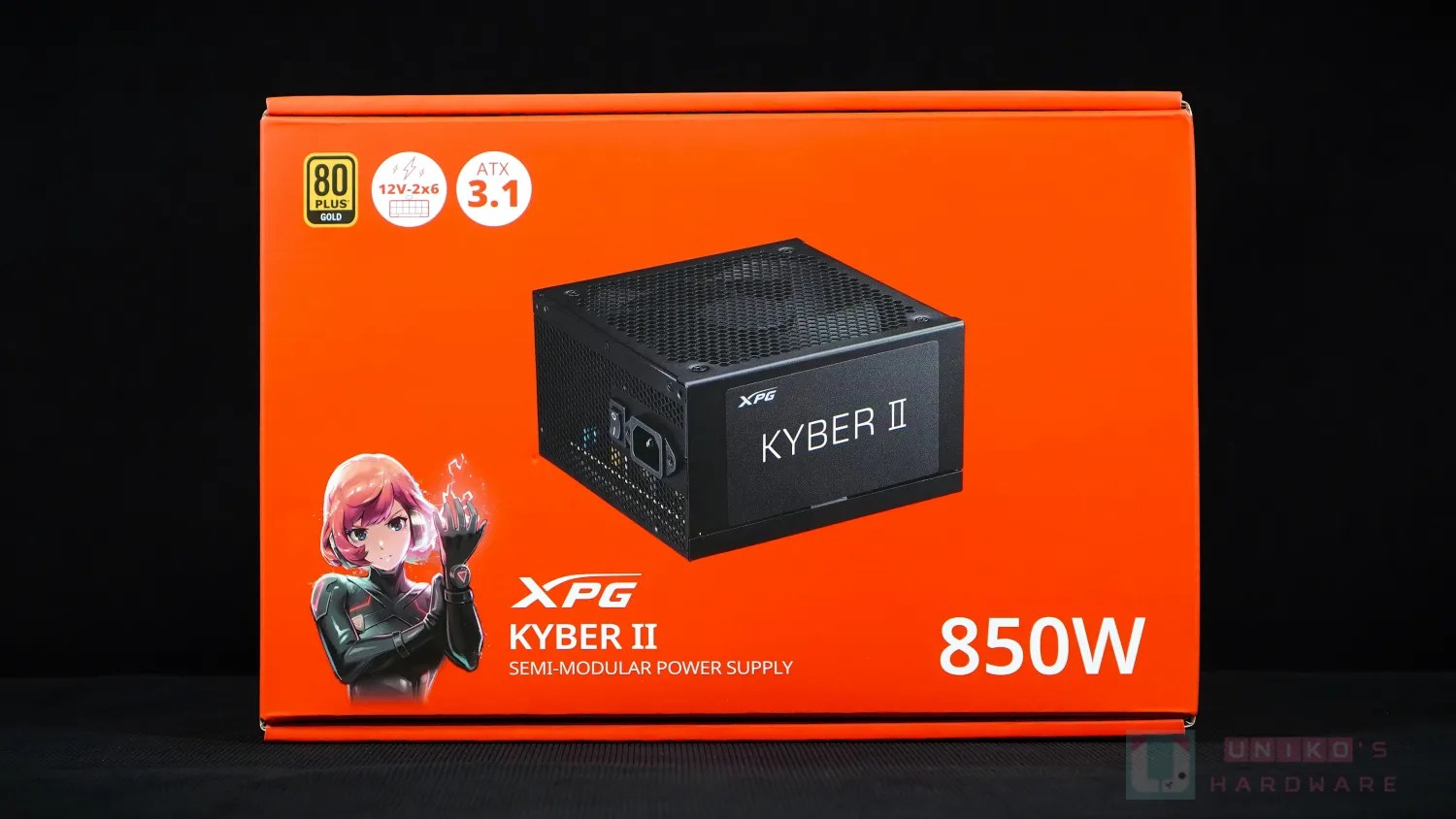 XPG KYBER II 850W半模組電源雙金牌認證上市 12V直出設計提升效能