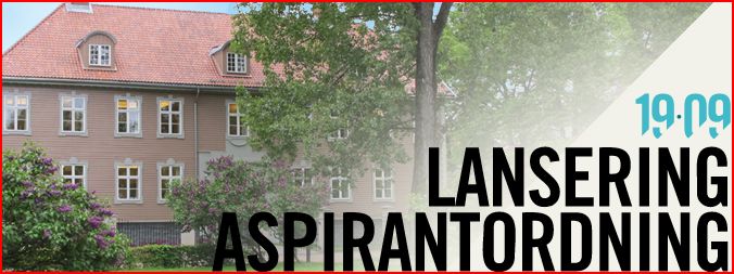 Skal gi støtte til aspirantordning