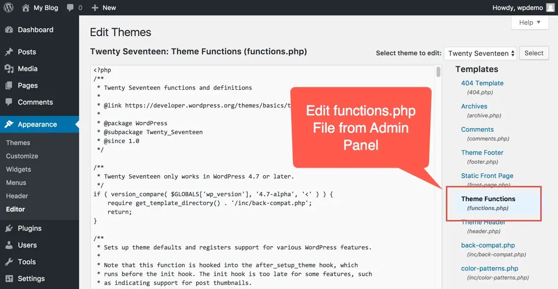 24/05/2021 · 7 ways to add custom fonts to wordpress. How To Edit Functions Php File And Add New Functions In Wordpress Webnots