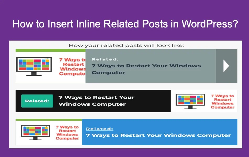 To do that, you need a wordpress related posts plugin,. How To Insert Inline Related Posts Inside Wordpress Post Content Webnots