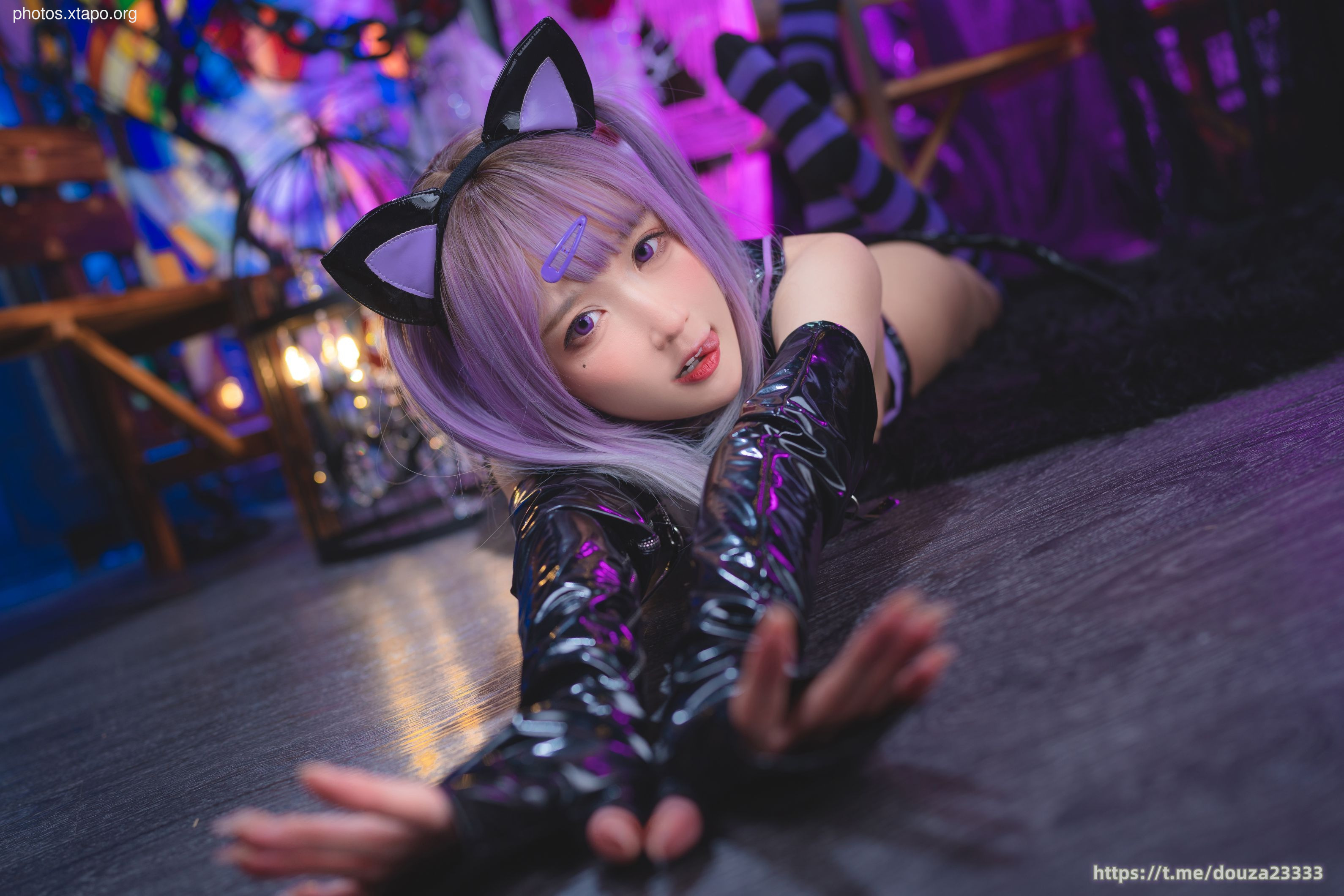 Abao is also a rabbit mother black cat (December 9th reward group resource)