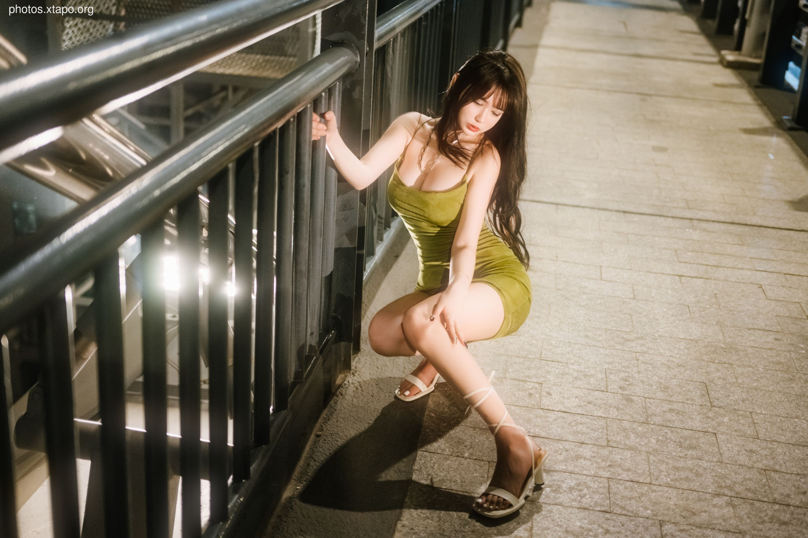 Tina is very wicked, green dress 35P-208MB Tina is very wicked, green dress 35P-208MB