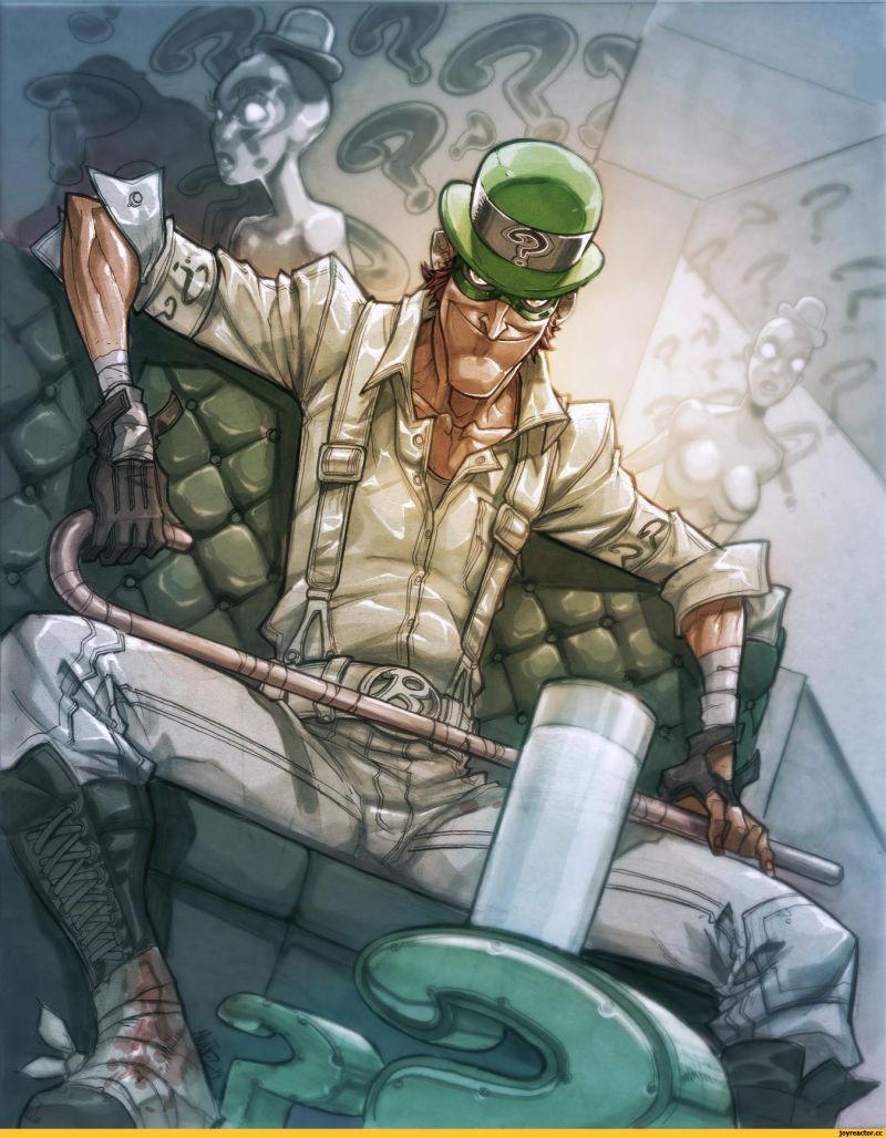 Dc Comic Riddler - Download Elegant Colorful Background | Full HD