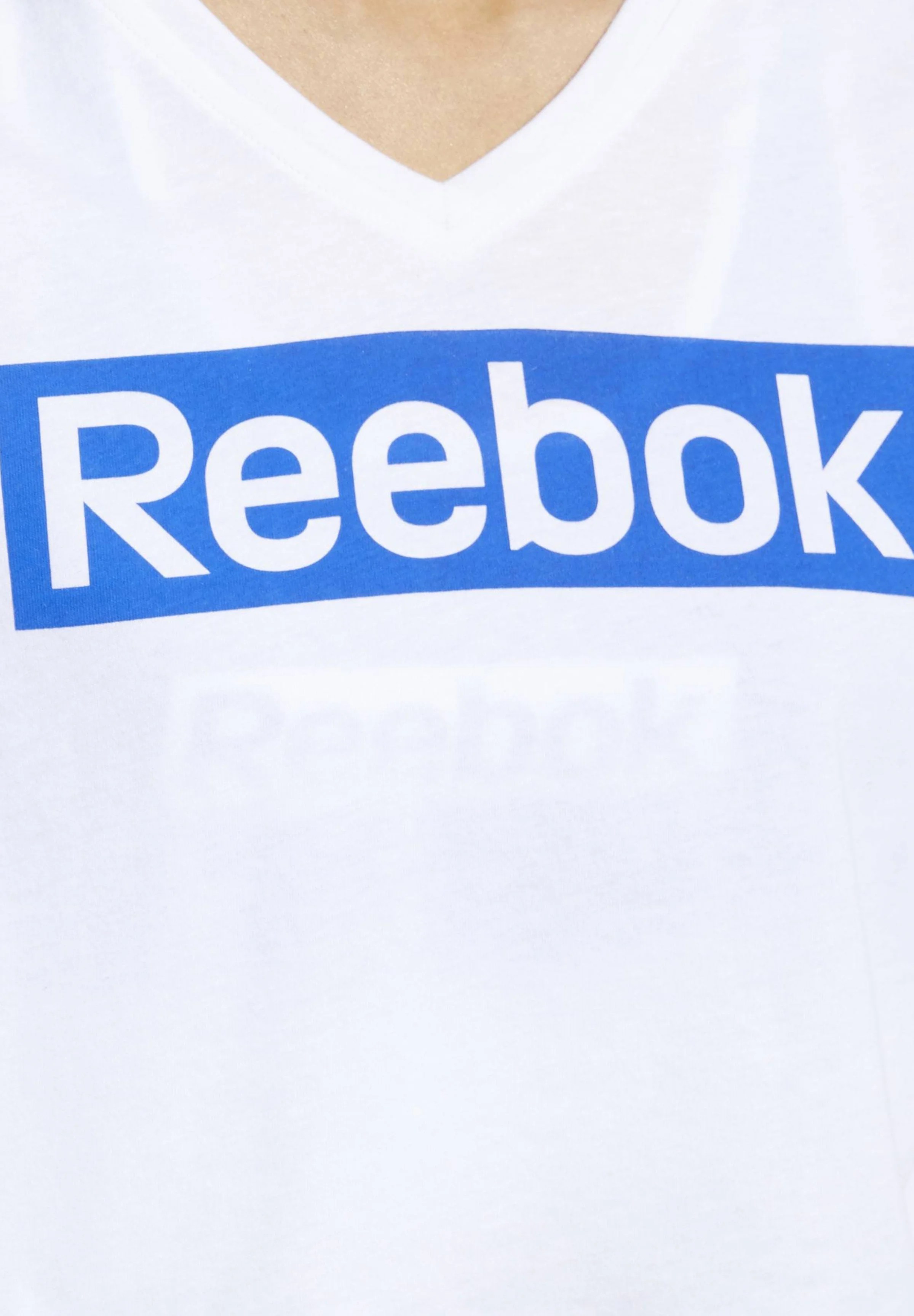 Reebok 2020 01 01 Training Essentials Linear Logo Leggings Tights Humble Blue Blau Zalando De