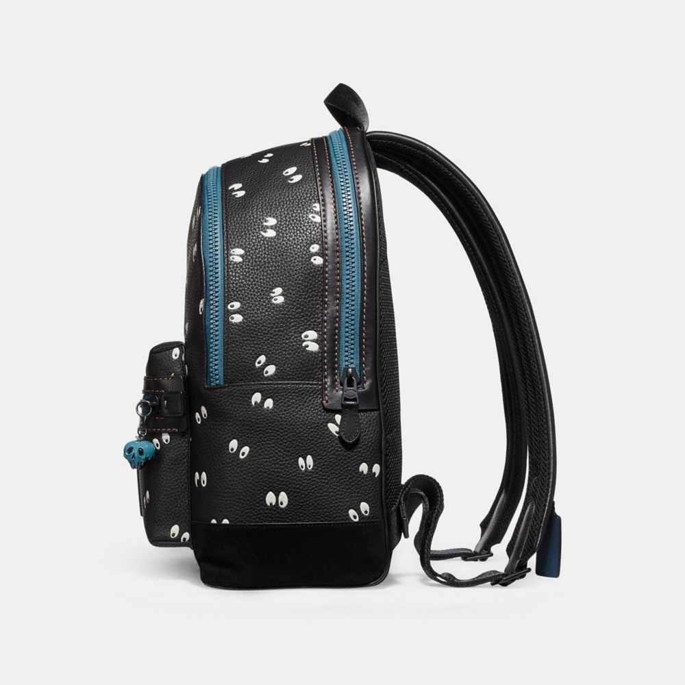 Coach Disney X Academy Backpack With Spooky Eyes Print