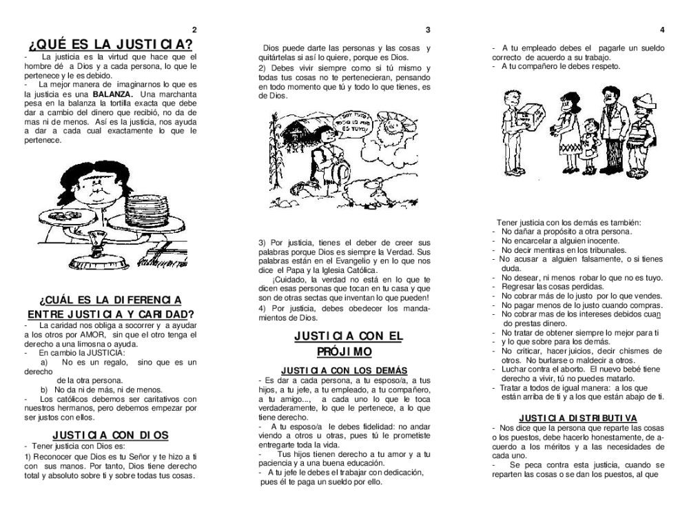Conozcamos Nuestra Fe Catolica 30 La Justicia Pdf Docer Com Ar