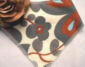 Dribble baby bib bandana - Amy Butler, morning glory