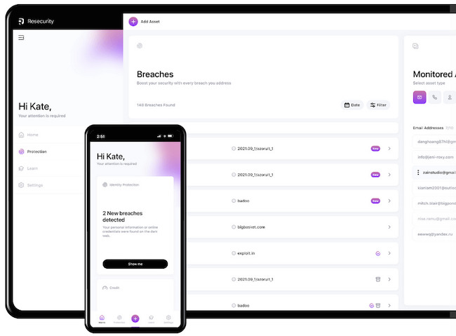 Identity Theft Protection Digital Security Options - Premium Abstract Image Gallery - HD