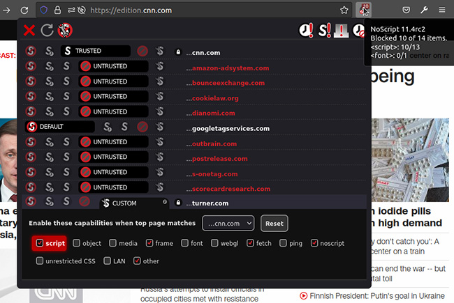 Noscript Security Suite - Space Picture Collection - Full HD Quality