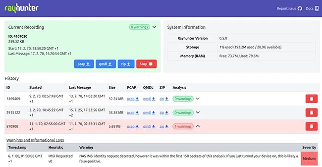 Github Efforg Rayhunter Rust Tool To Detect Cell Site Simulators On - Classic Landscape Wallpaper - High Resolution