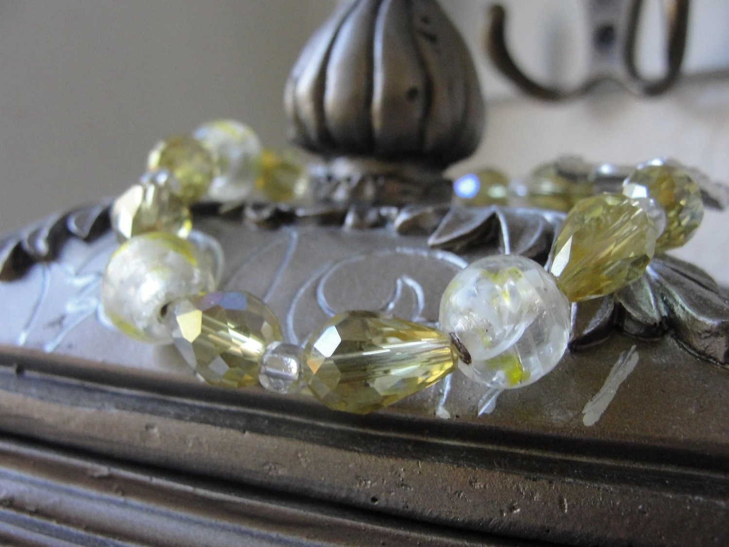 Sun and Clouds Chinese Crystal Beaded Friendship Bracelet