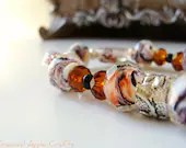 Sunrise/Sunset Themed Beaded Bracelet