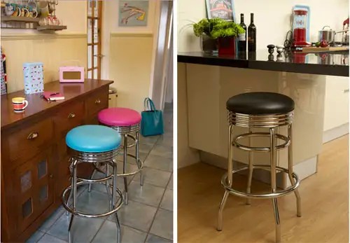 Cola-Red, retro dining furniture