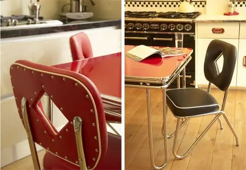 Cola-Red, retro dining furniture