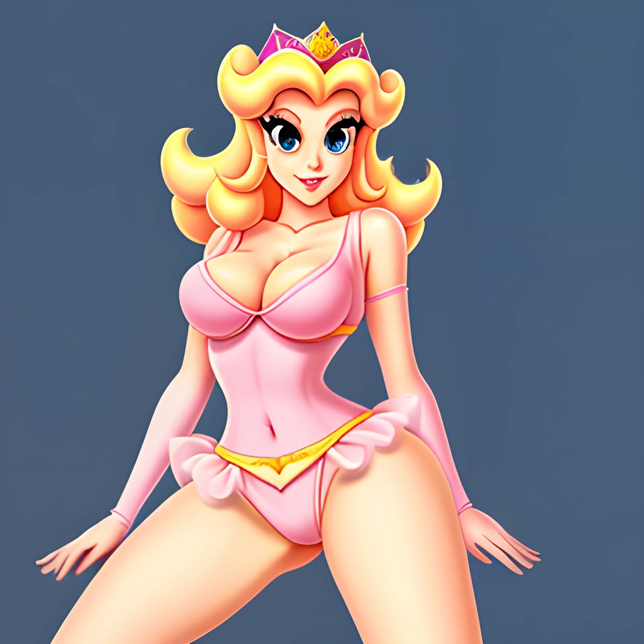 Princess Peach Boobs