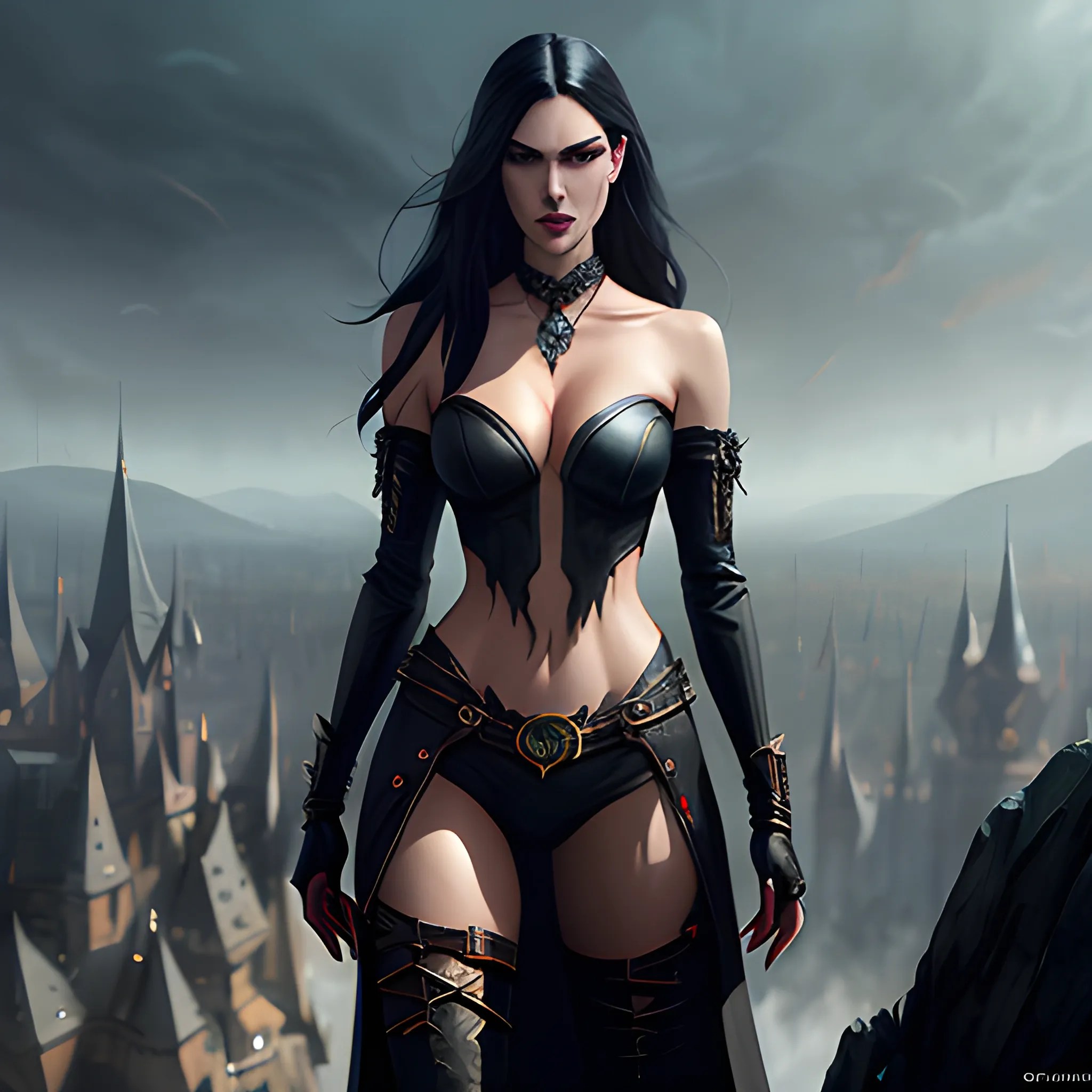 Fantasy art vampire women