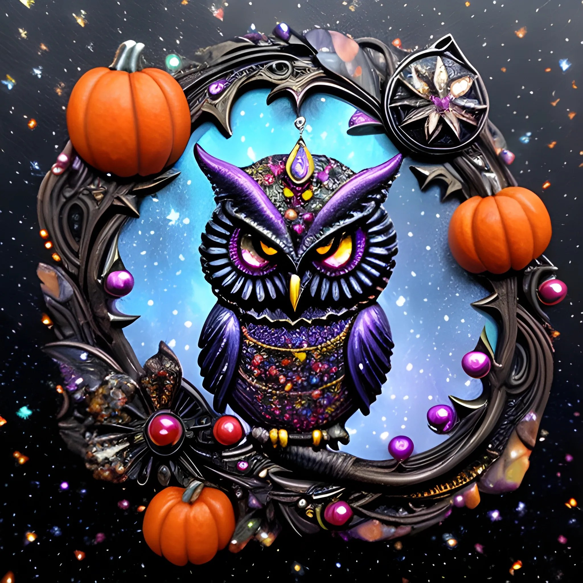 Hyperdetailed face; 3d embossed textured image; bleak, dismal, d...