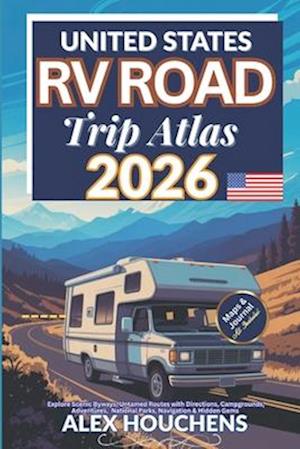 F United States RV Road Trip Atlas 2026 Af Alex Houchens Som Paperback