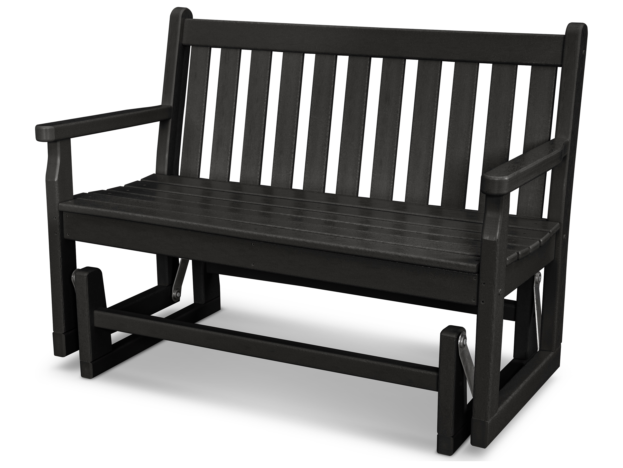 Hgtv gardens and author becky lamb teach you how to make a garden potting bench from a wood pallet. POLYWOODÂ® Traditional Garden Recycled Plastic Glider Bench